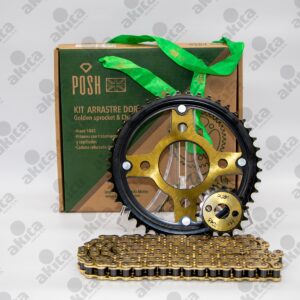 KIT ARRASTRE POSH CEPILL DORADO 428H-124