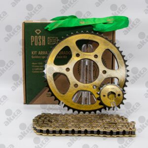 KIT ARRASTRE POSH CEPILL DORADO 428H-132
